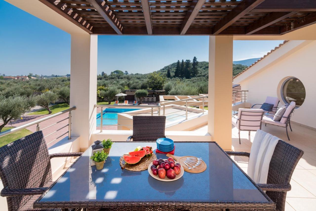 Astarte Villas - Istar Villa With Tennis Court Makhairádhon Dış mekan fotoğraf