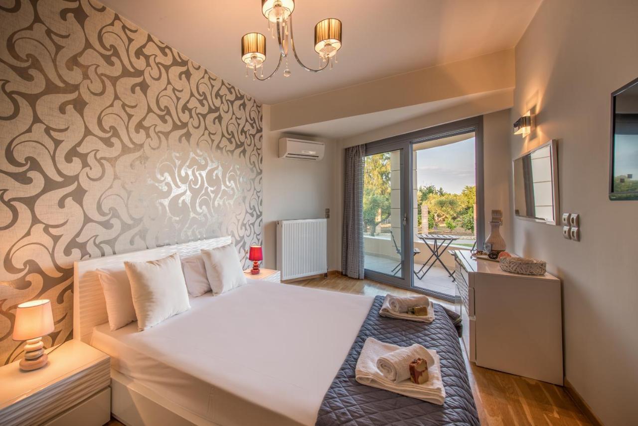 Astarte Villas - Istar Villa With Tennis Court Makhairádhon Dış mekan fotoğraf