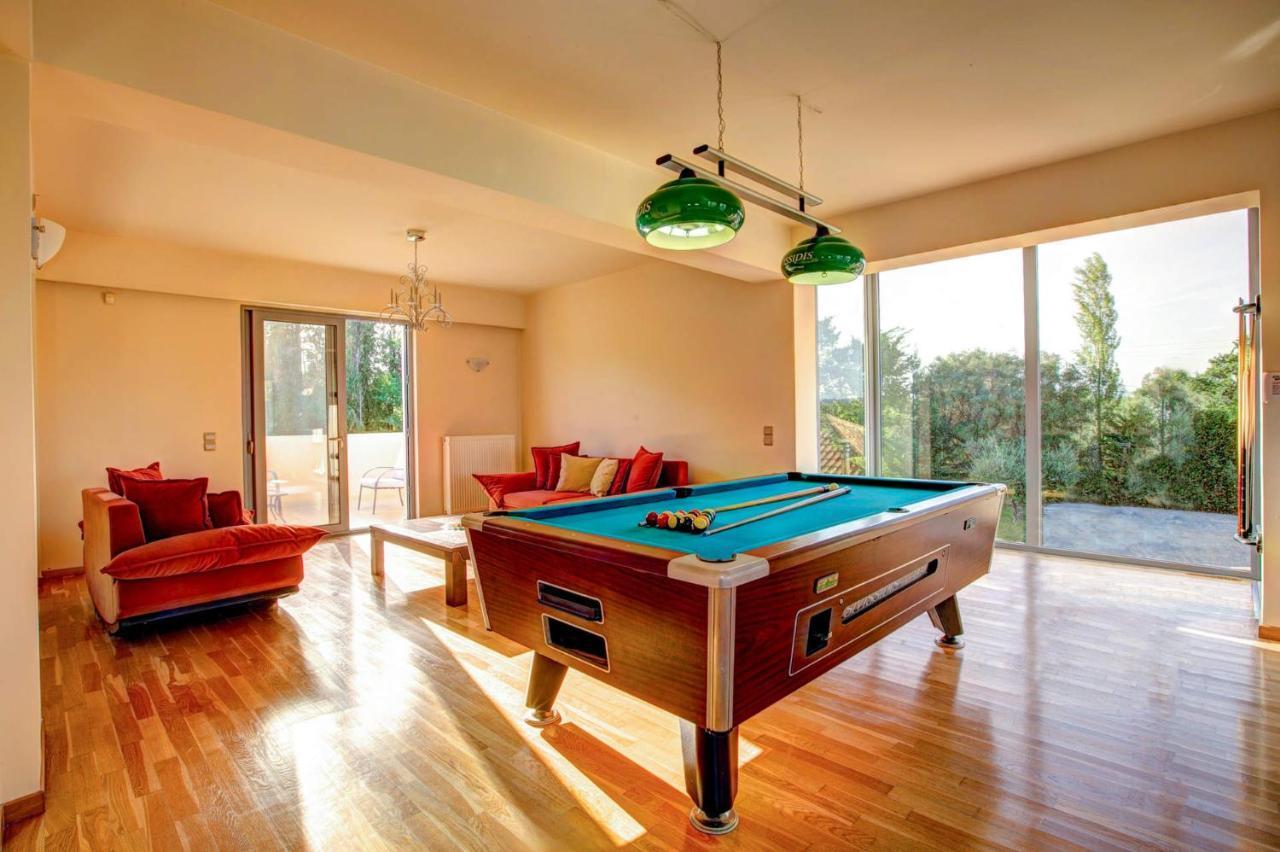 Astarte Villas - Istar Villa With Tennis Court Makhairádhon Dış mekan fotoğraf