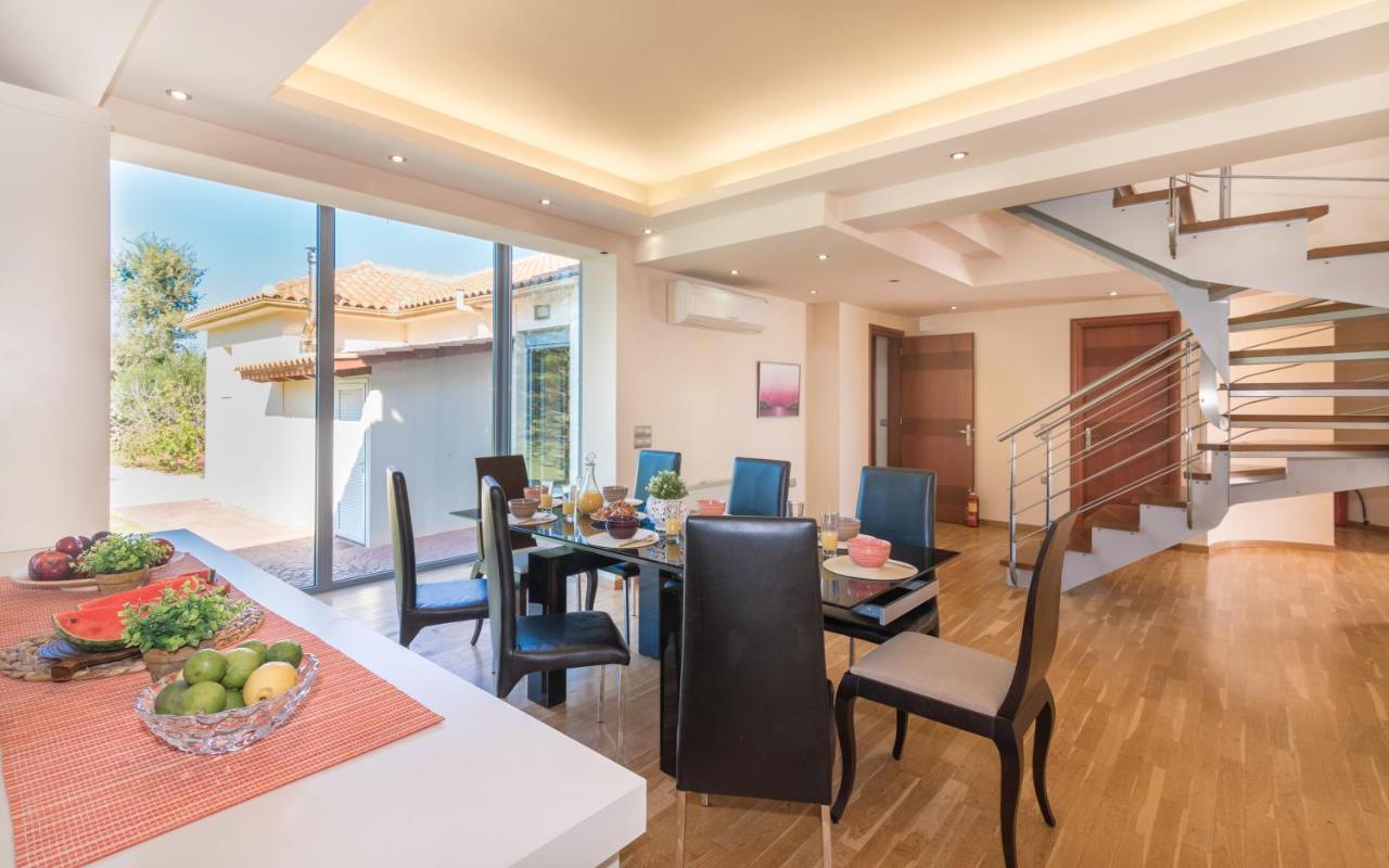 Astarte Villas - Istar Villa With Tennis Court Makhairádhon Dış mekan fotoğraf