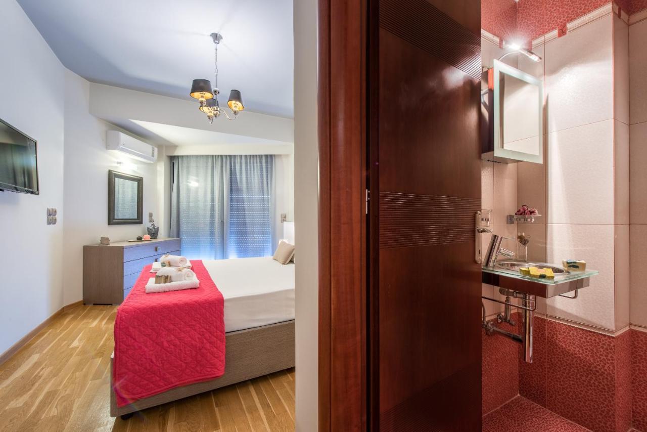 Astarte Villas - Istar Villa With Tennis Court Makhairádhon Dış mekan fotoğraf