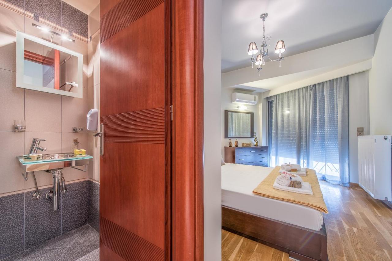 Astarte Villas - Istar Villa With Tennis Court Makhairádhon Dış mekan fotoğraf
