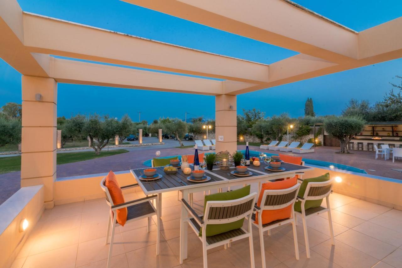 Astarte Villas - Istar Villa With Tennis Court Makhairádhon Dış mekan fotoğraf